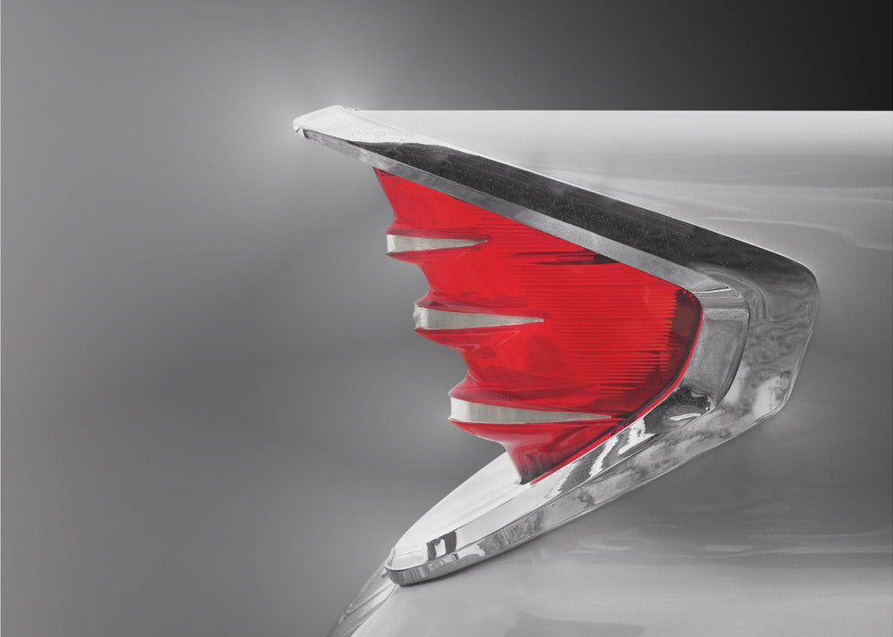 US classic car 1960 Fire flite tail fin abstract