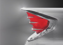 Bilar US classic car 1960 Fire flite tail fin abstract – kvalitetsprodukt för ett vackrare och mer hållbart hem