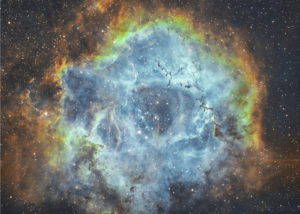Colorful Cosmic Nebula