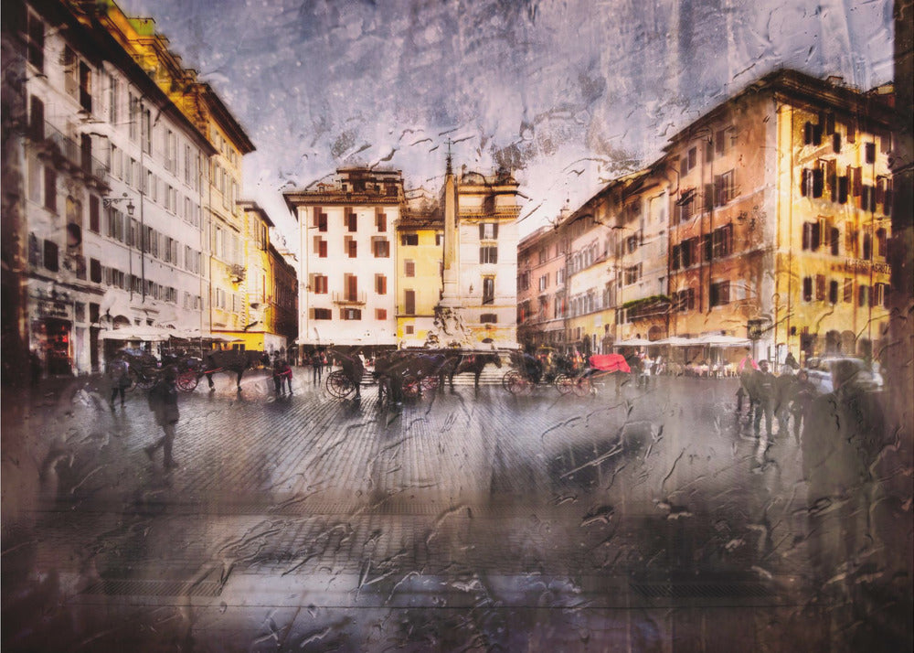 Piazza della Rotonda after the rain