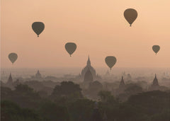 Landmarks Bagan balloons flying over ancient temples – kvalitetsprodukt för ett vackrare och mer hållbart hem