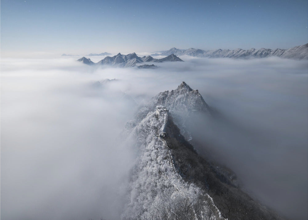 Great Wall Moonlight Starry Sky Cloud Sea