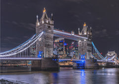 Illuminated Tower Bridge Night