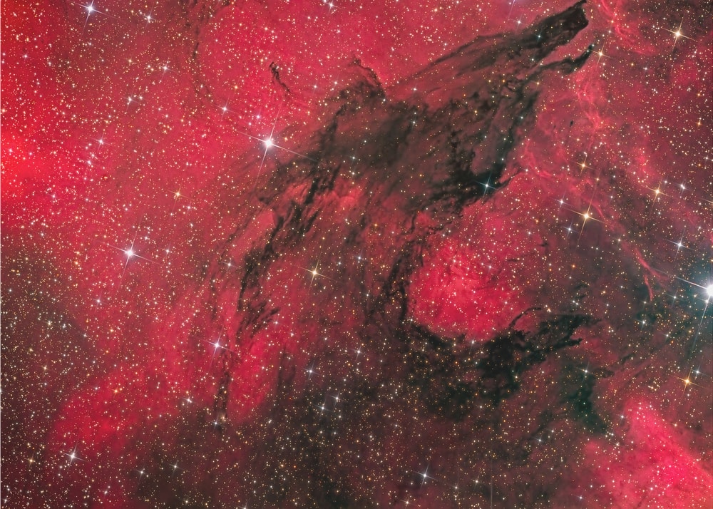 Red Cosmic Nebula