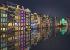 Amsterdam Night Reflections