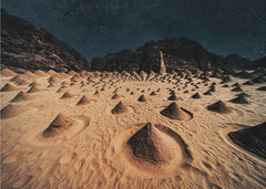Starry Desert Formations