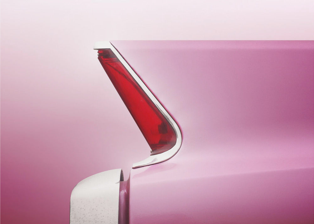 American classic car Deville 1963 tail fin abstract