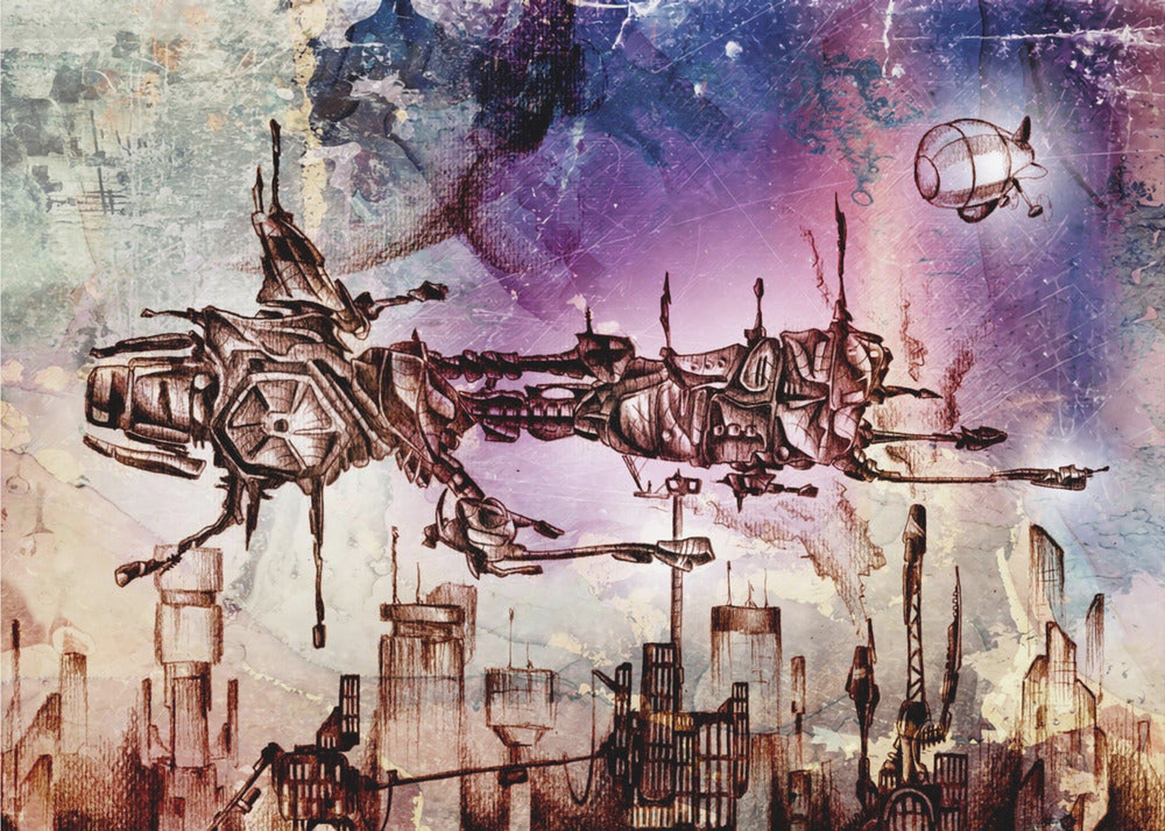 Tropolis city - Cyberpunk-metropol