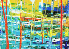 Vibrant Abstract Landscape