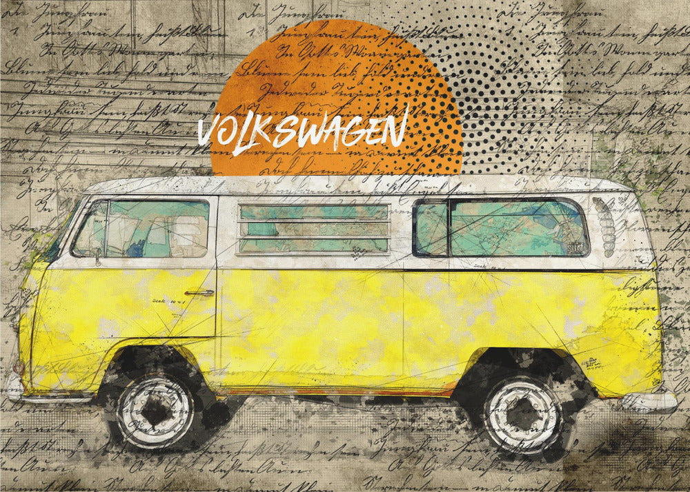 Volkswagen VW Combi yellow