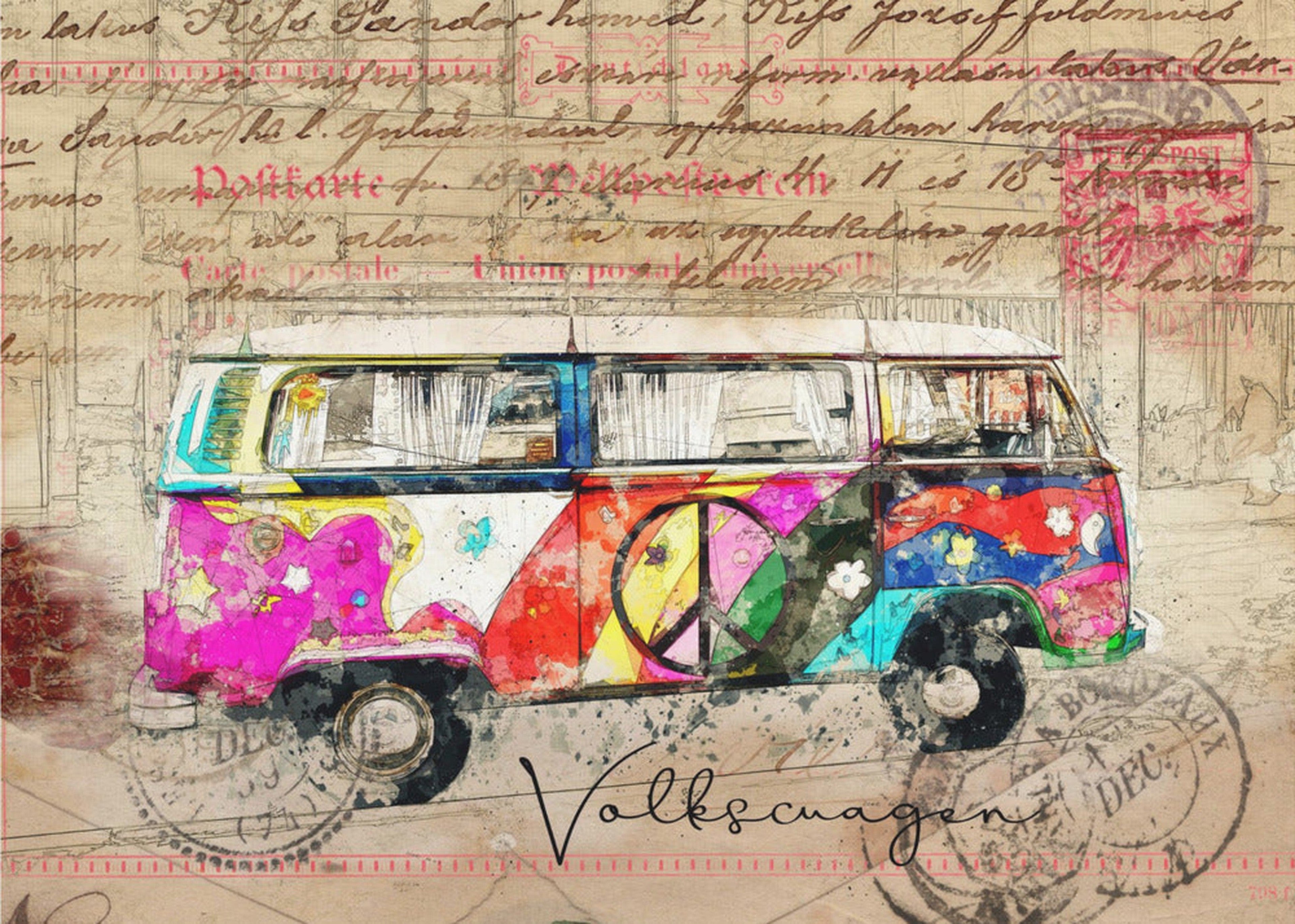 vw combi art