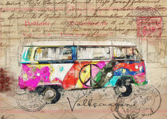 Graffiti vw combi art – kvalitetsprodukt för ett vackrare och mer hållbart hem