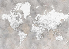 Kartor Detailed world map with cities Vali – kvalitetsprodukt för ett vackrare och mer hållbart hem
