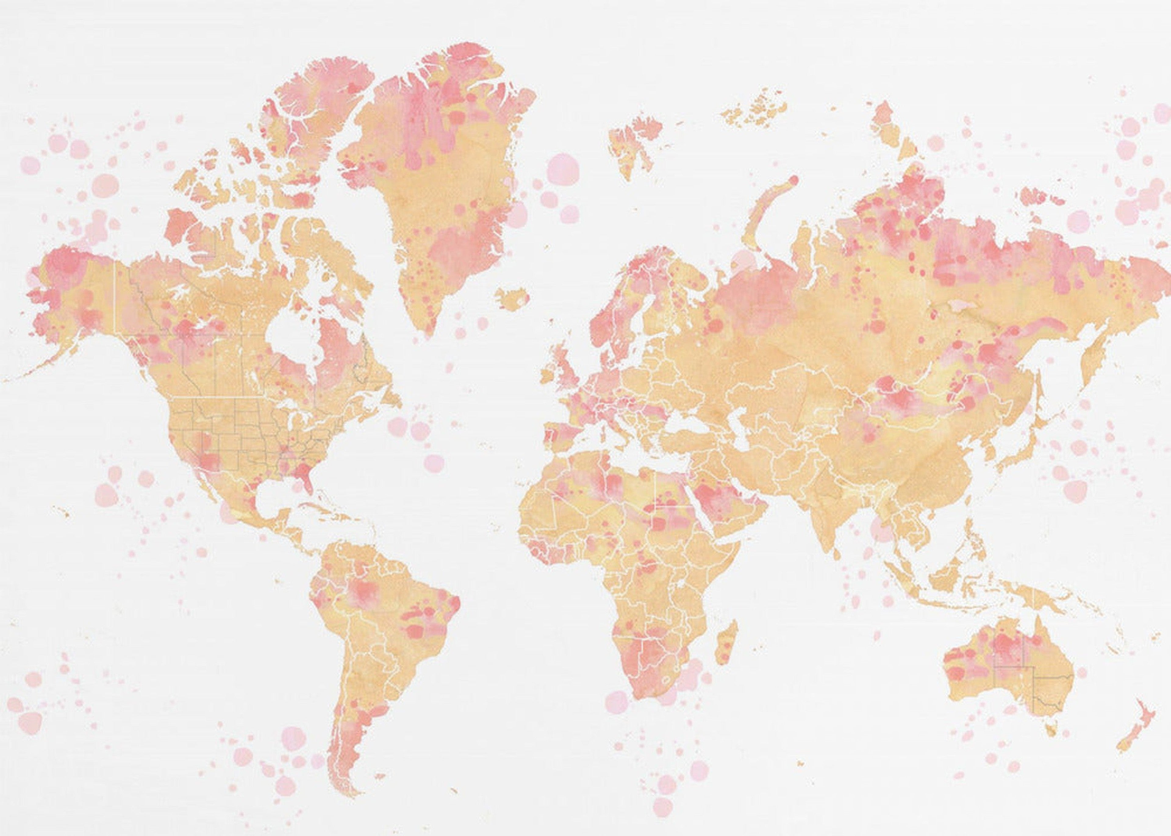 Amanda world map silhouette