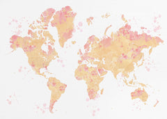 Watercolor World Map