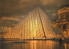 Golden Louvre Night