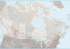 Kartor Detailed map of Canada Lincoln – kvalitetsprodukt för ett vackrare och mer hållbart hem