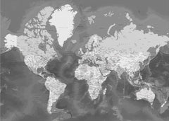 Kartor Detailed world map with cities Patwin – kvalitetsprodukt för ett vackrare och mer hållbart hem