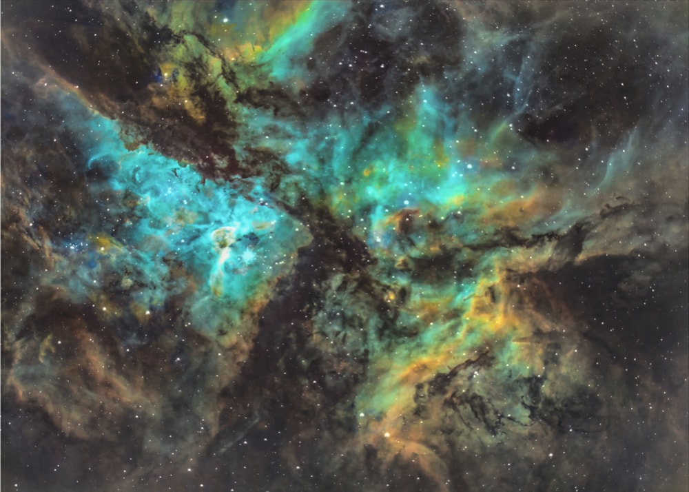 Colorful Cosmic Nebula