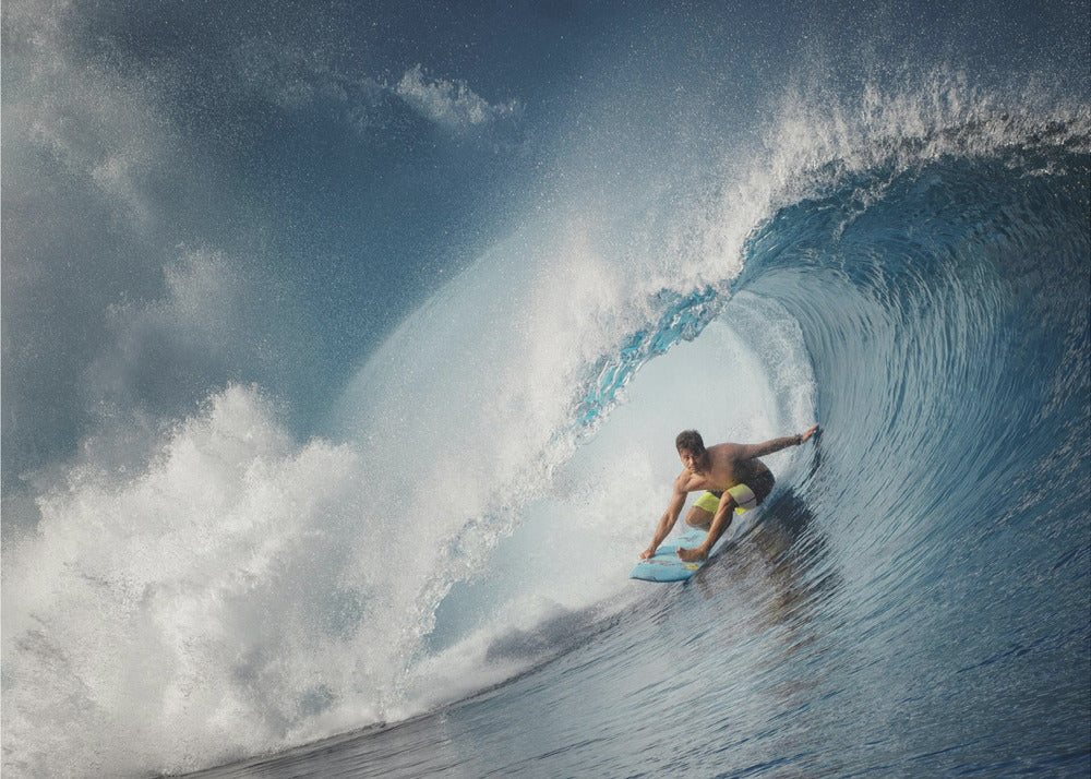 The Tube - Myteomspunne Teahupo'o – Spektakulært fototapet med surfing og bølger