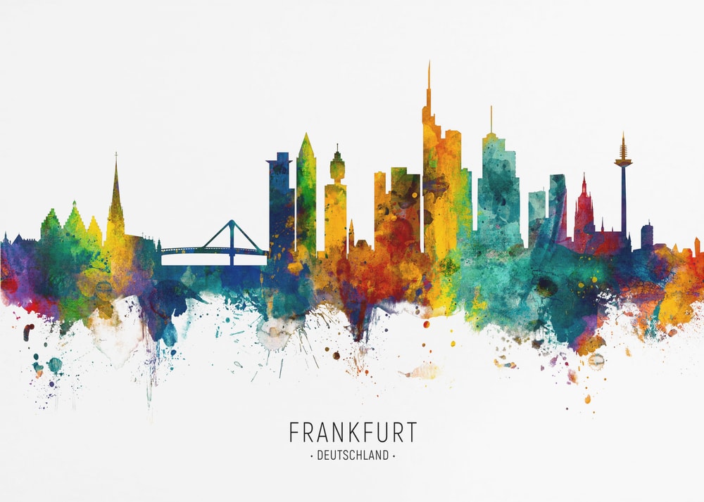 Vibrant Frankfurt Skyline