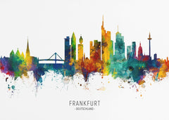 Vibrant Frankfurt Skyline
