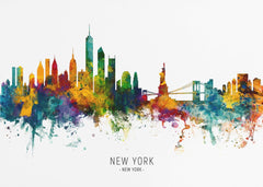 Vibrant New York Skyline