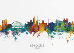 Vibrant Newcastle Skyline