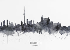 Toronto Watercolor Skyline