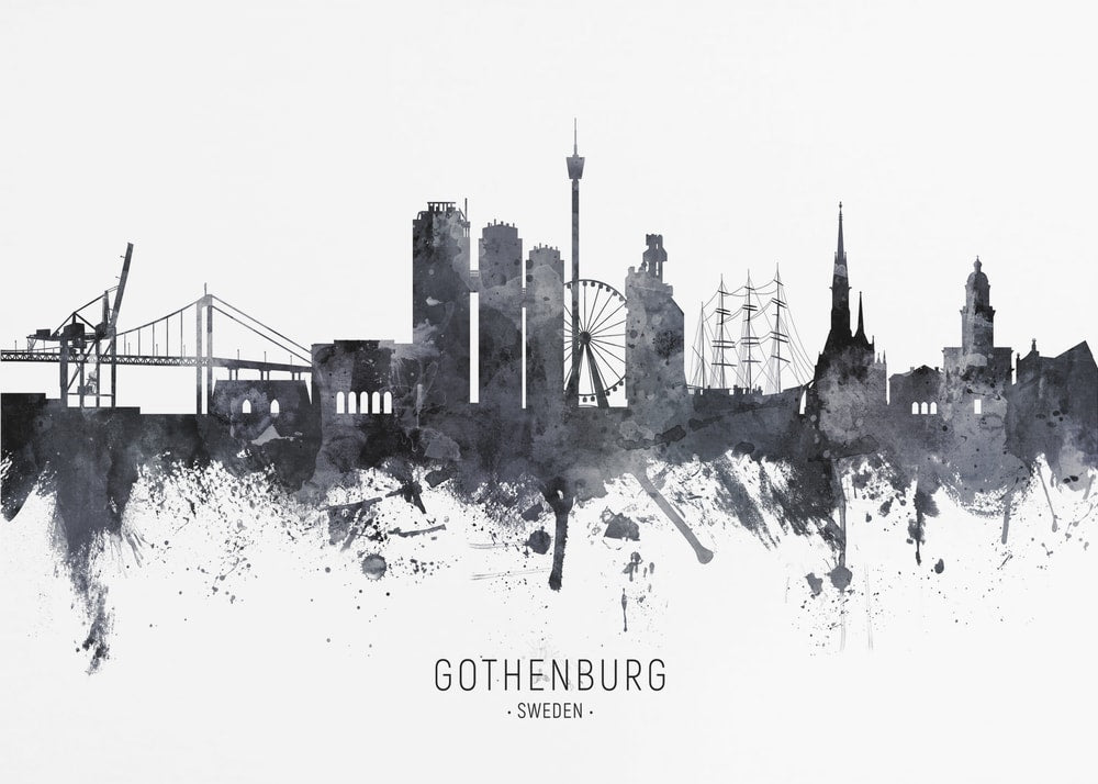 Gothenburg City Skyline
