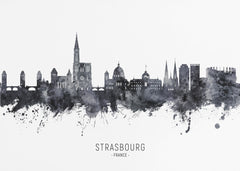 Strasbourg City Silhouette
