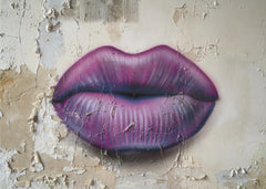 Graffiti Lips on the Wall - skönheten i förfall – kvalitetsprodukt för ett vackrare och mer hållbart hem
