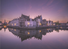 Twilight Canal Reflections
