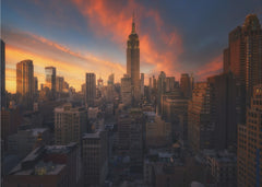 Empire State Sunset Glow