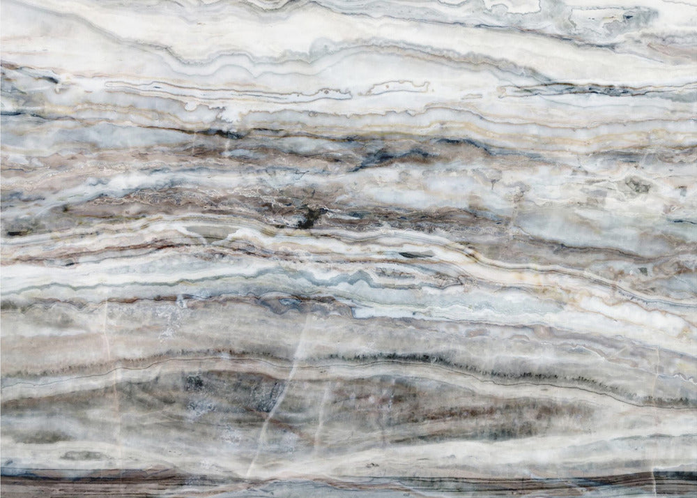 Blue and White Marble 08