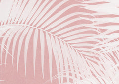 Blommor Palm Leaves On Pink Silhouette IV – kvalitetsprodukt för ett vackrare och mer hållbart hem