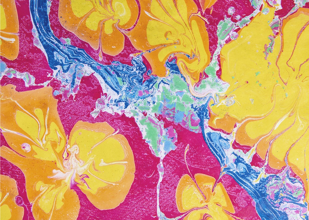 Colorful Abstract Blooms