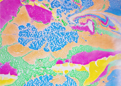 Vibrant Fluid Floral Abstract