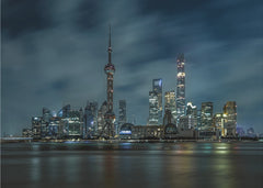 Shanghai Skyline at Night