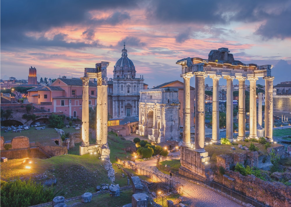 Roman Forum Twilight