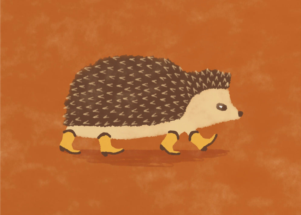 Sonny the Hedgehog Running In Cowboy Boots