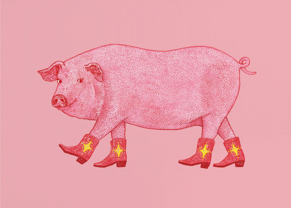 Marjorie the Cowgirl Pig