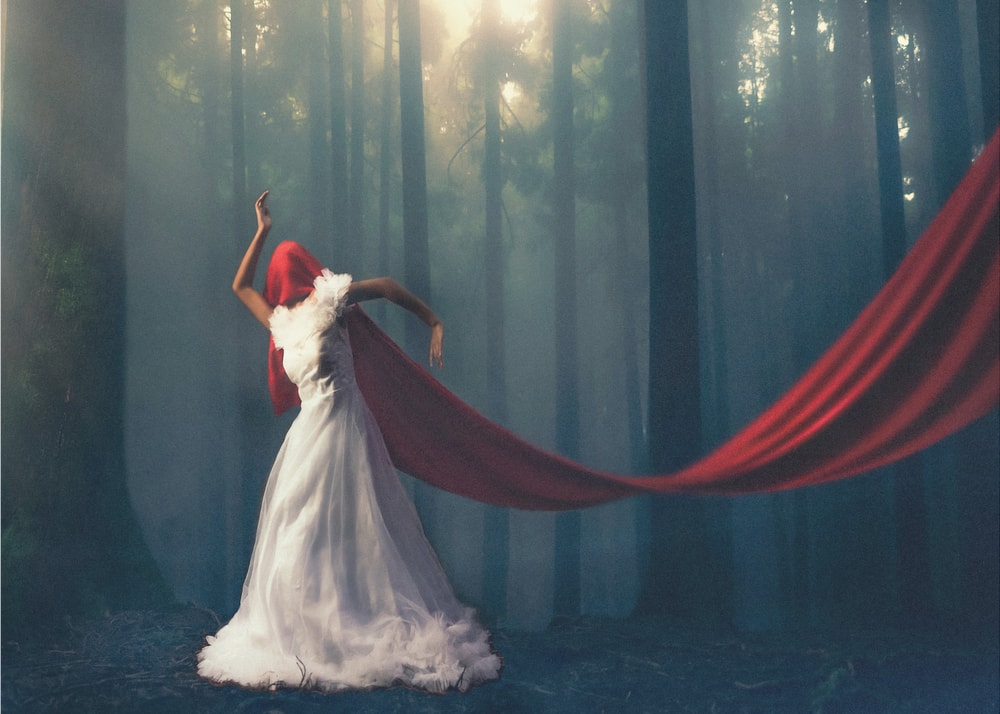 Enchanted Forest Red Dress