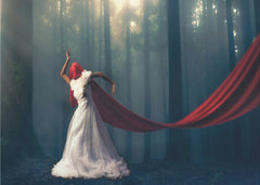 Enchanted Forest Red Dress
