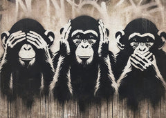 Graffiti Three Wize Monkeys – kvalitetsprodukt för ett vackrare och mer hållbart hem