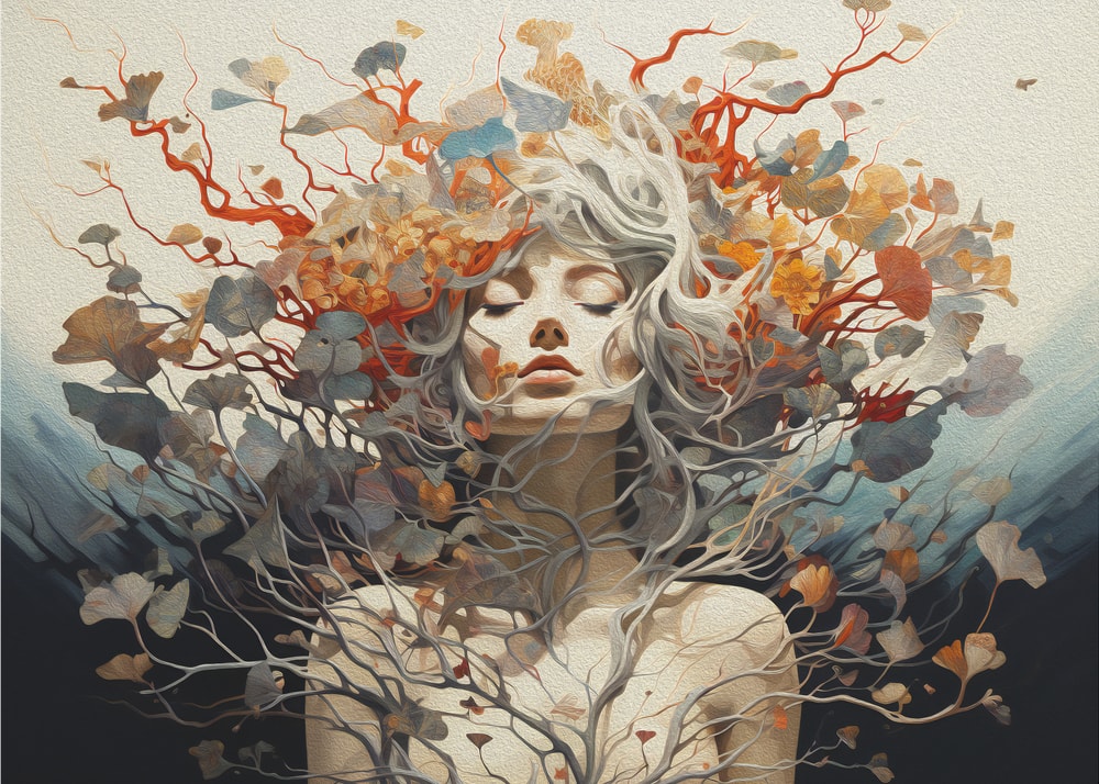 Ethereal Autumn Woman