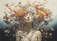 Ethereal Autumn Woman