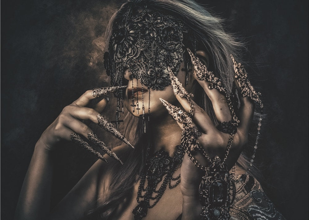 Gothic Masked Allure