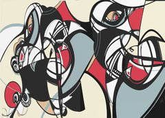 Abstract Cubist Faces
