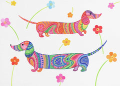 Barnrum 20240507132407121 0001 Sausage Dogs and Flowers Re Worked – kvalitetsprodukt för ett vackrare och mer hållbart hem